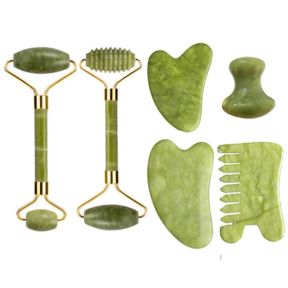 Ensemble Gua Sha et Rouleau de Jade