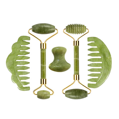 Ensemble Gua Sha et Rouleau de Jade