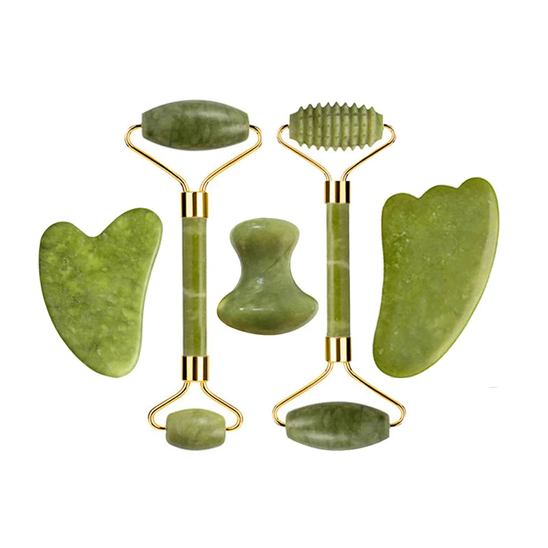 Ensemble Gua Sha et Rouleau de Jade