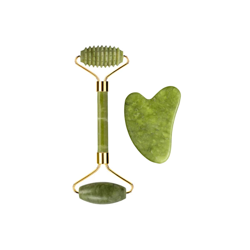 Ensemble Gua Sha et Rouleau de Jade