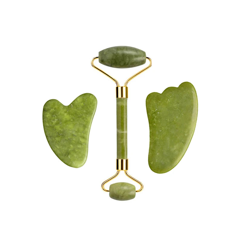 Ensemble Gua Sha et Rouleau de Jade