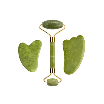 Ensemble Gua Sha et Rouleau de Jade