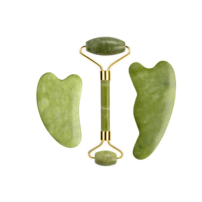 Ensemble Gua Sha et Rouleau de Jade