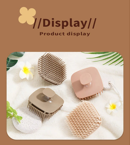 Masseur de Cuir Chevelu en Silicone