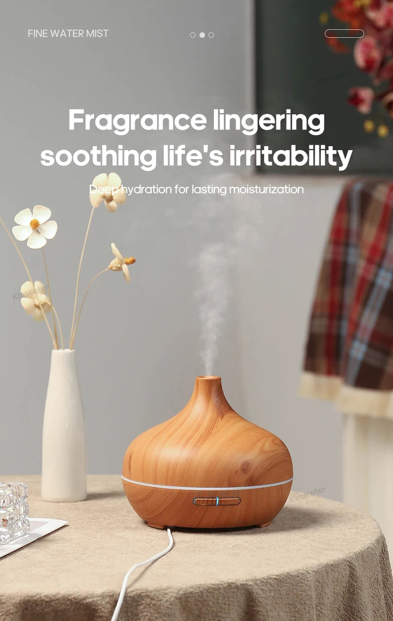 Diffuseur d'Huiles Essentielles en Bois Revitalyss