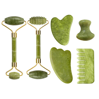 Ensemble Gua Sha et Rouleau de Jade