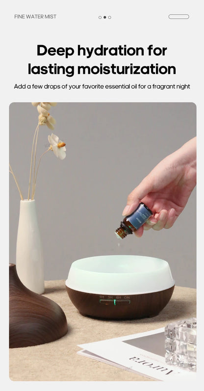 Diffuseur d'Huiles Essentielles en Bois Revitalyss