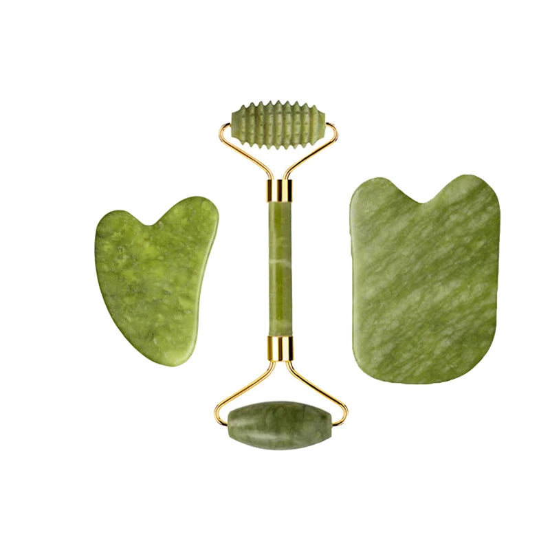 Ensemble Gua Sha et Rouleau de Jade