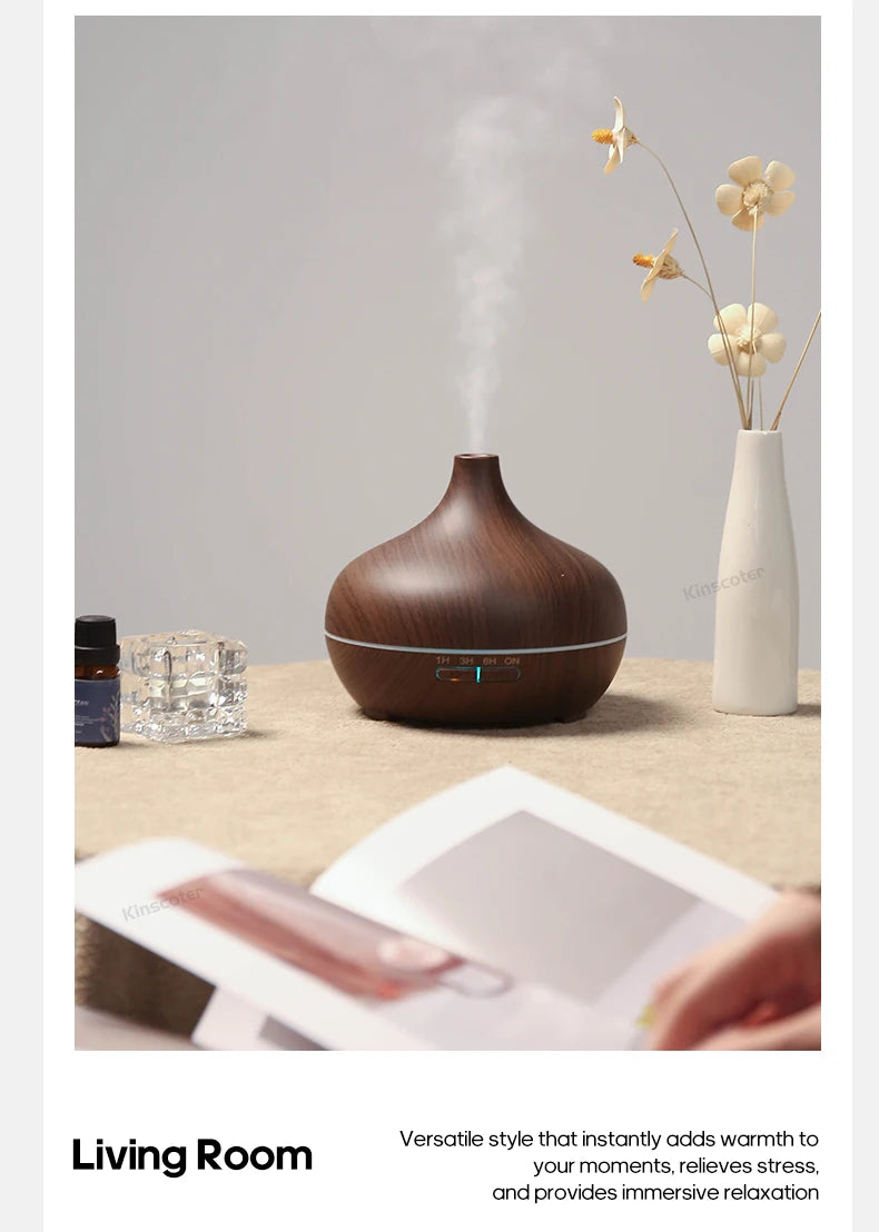 Diffuseur d'Huiles Essentielles en Bois Revitalyss