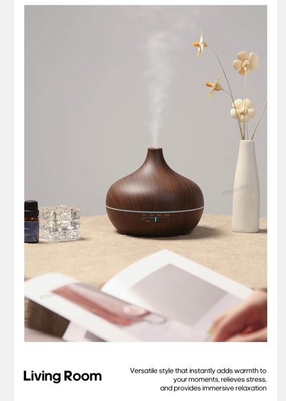 Diffuseur d'Huiles Essentielles en Bois Revitalyss