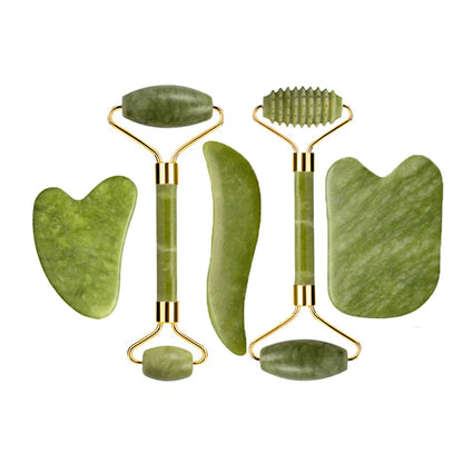 Ensemble Gua Sha et Rouleau de Jade