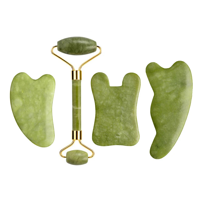 Ensemble Gua Sha et Rouleau de Jade