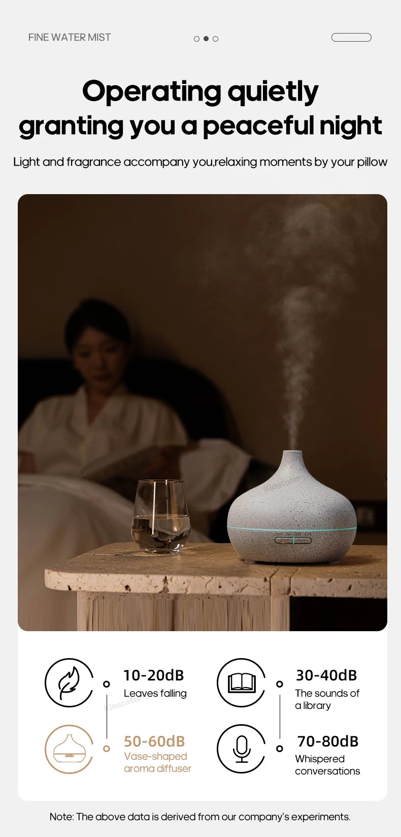 Diffuseur d'Huiles Essentielles en Bois Revitalyss