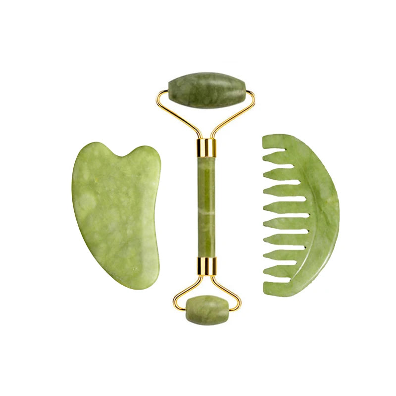 Ensemble Gua Sha et Rouleau de Jade