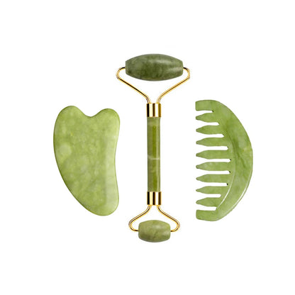Ensemble Gua Sha et Rouleau de Jade