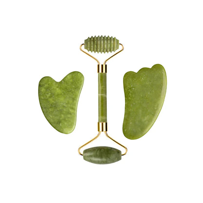 Ensemble Gua Sha et Rouleau de Jade