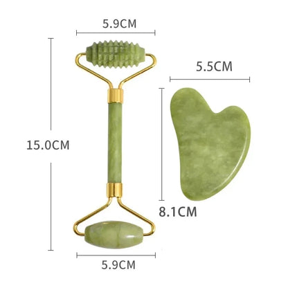Ensemble Gua Sha et Rouleau de Jade