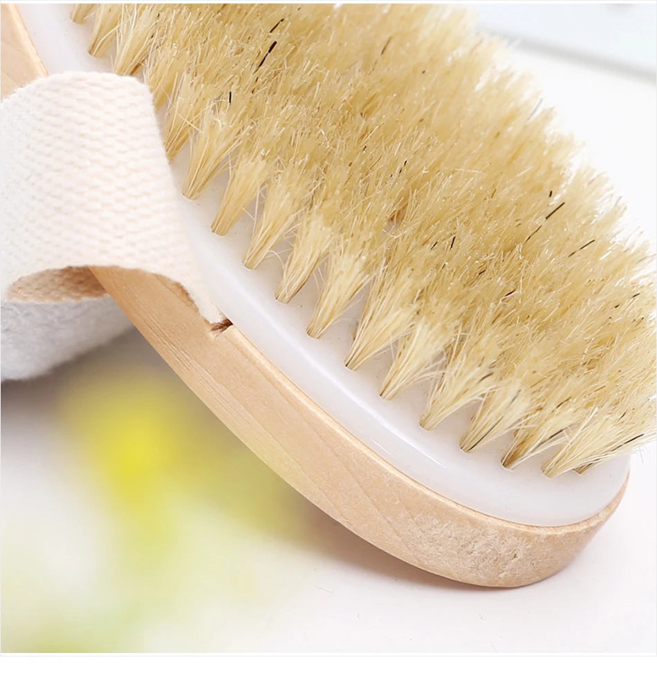 Brosse Sèche en Bois pour le Corps