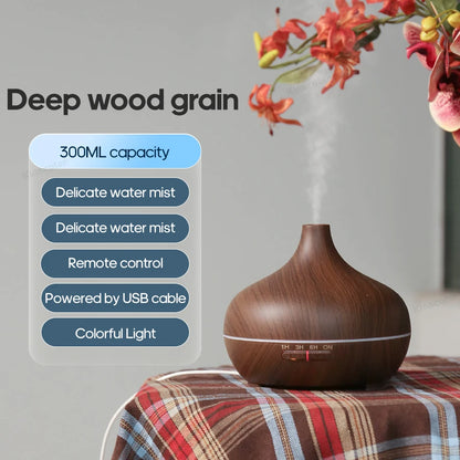 Diffuseur d'Huiles Essentielles en Bois Revitalyss