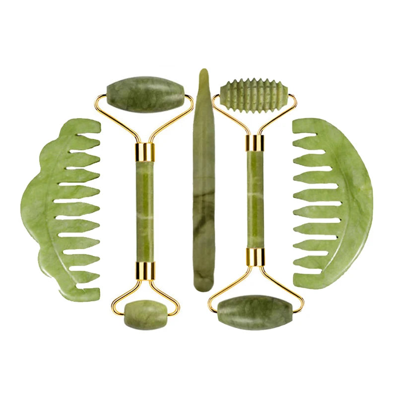 Ensemble Gua Sha et Rouleau de Jade
