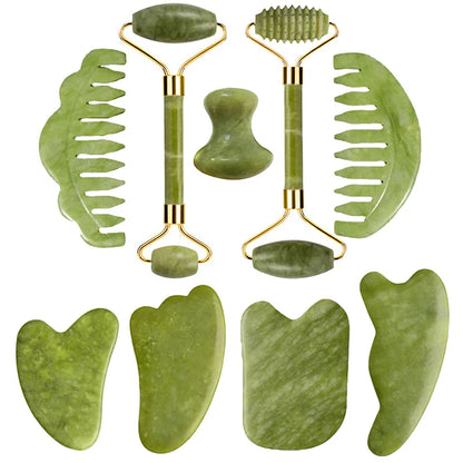Ensemble Gua Sha et Rouleau de Jade