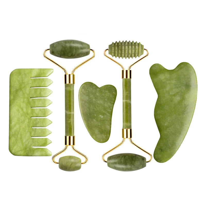 Ensemble Gua Sha et Rouleau de Jade