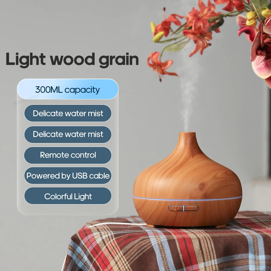 Diffuseur d'Huiles Essentielles en Bois Revitalyss