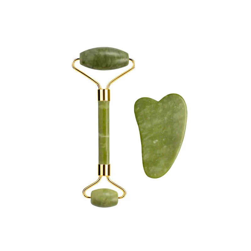 Ensemble Gua Sha et Rouleau de Jade