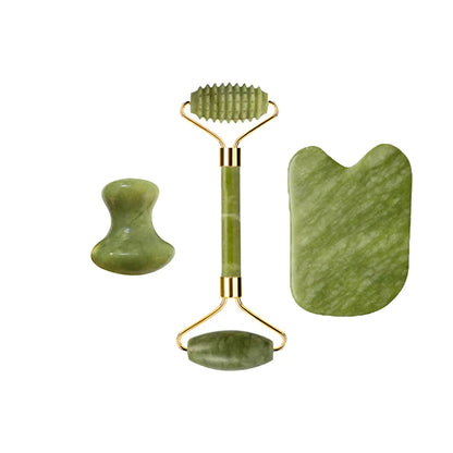Ensemble Gua Sha et Rouleau de Jade