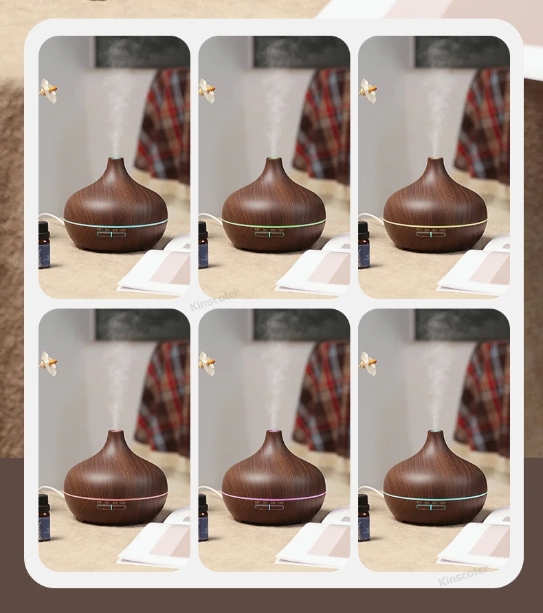 Diffuseur d'Huiles Essentielles en Bois Revitalyss